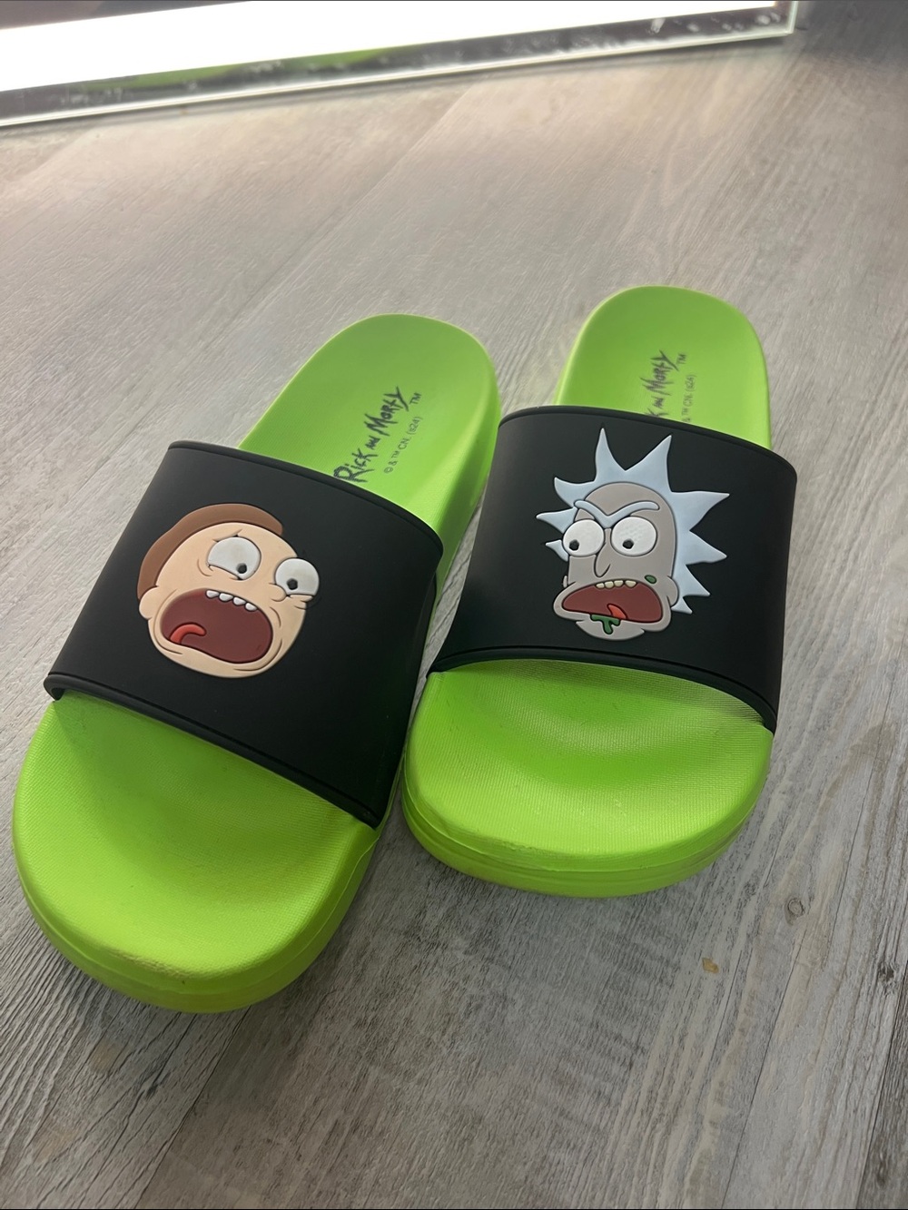 SHEIN ‘Rick & Morty’ themed Slide Sandals